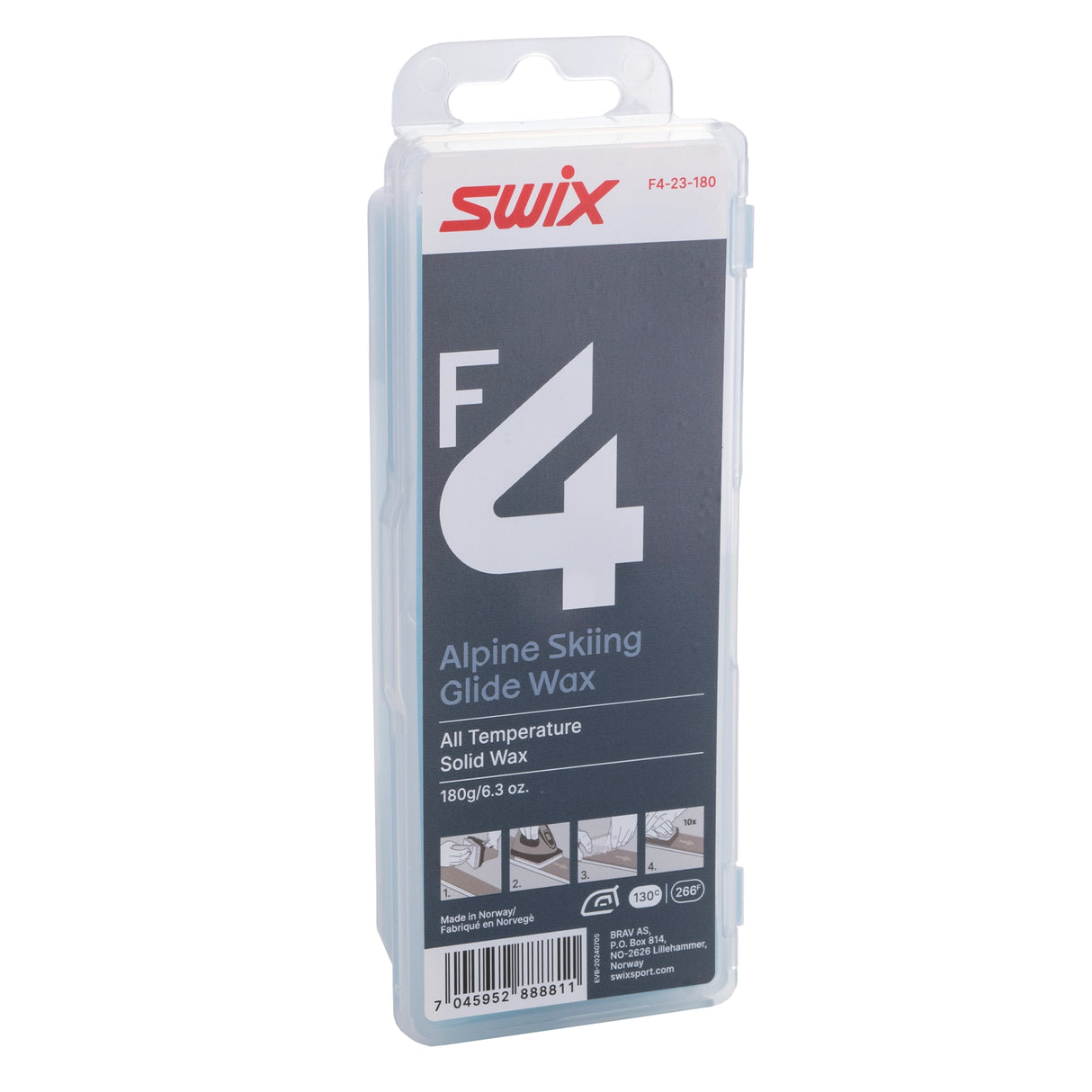 Swix F4 Glide Wax 180g
